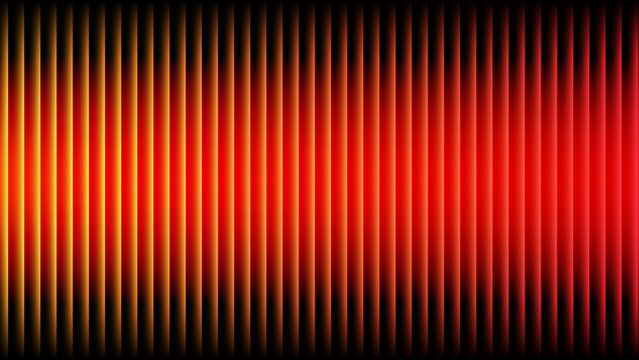 Abstract background with fluted glass effect and vertical stripes. A modern composition with a soft refraction of light and a dynamic gradient glow.