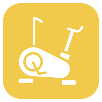 Bicycle Simulator Icon Style