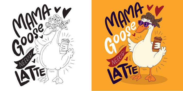 Funny hand drawn doodle lettering quote. Lettering for t-shirt design, mug print, bag print, clothes fashion. 100% hand drawn vector image.