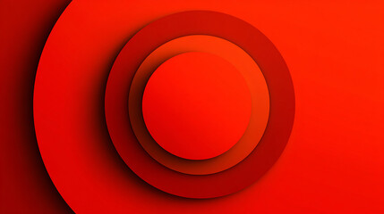 Modern Abstract 2D Graphic Design with Centered Minimalist Vector Art Focal Point on Vibrant Background