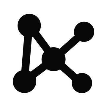 A simple molecular structure illustration depicting carbon atom bonding with four hydrogen atoms