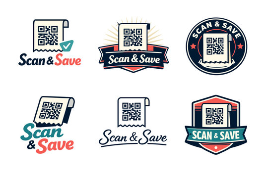 Scan and save qr code badge collection for promotion