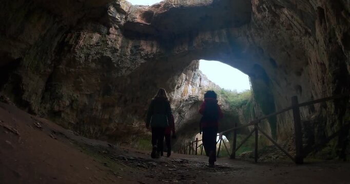 Devetashka Cave Exploration: People Discover Nature's Grandeur