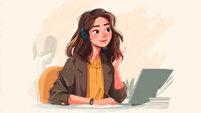 Call Center Agent Character Images – Browse 12,026 Stock Photos ...