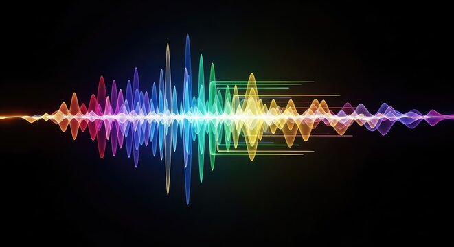 Visualization of energy propagation where different frequency components travel at varied speeds causing spreading and deformation, component, acoustic, wavelength