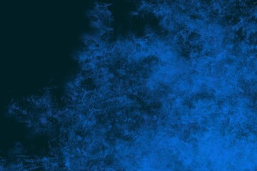 Obraz premium A dark blue abstract background with a vibrant glow