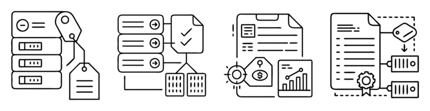 Data management workflow with information processing, validation, and reporting