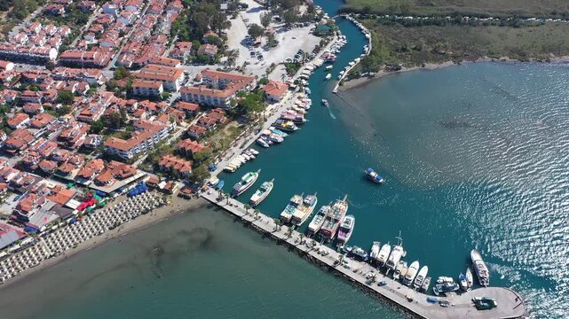 Akyaka, a very popular summer vacation destination with holidaymakers seeking private gulet charters in Turkey. Some of the major towns within the gulf are Gokova town, Akyaka, and Ula