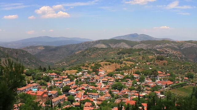 Timelapse Sirince. Believers of the Mayan calendar prediction that the world will end on December 21 have flooded into a small village in western Turkey, near the ancient Greek city of Ephesus