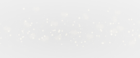 Dust yellow particle sparkle light bokeh on abstract transparent background with glowing glitter stardust magic smoke powder flare motion blur effect isolated on dark backdrop. © AzeritCrystal