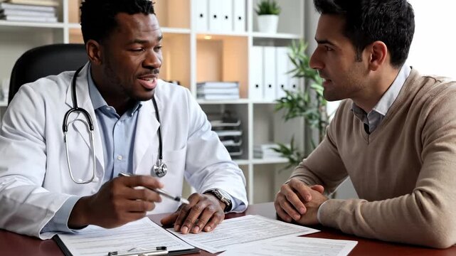 Doctor Explains Medical Forms: Clear Patient Understanding & Care
