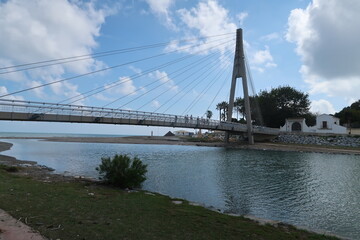 Obraz premium Pedestrian Bridge, Fuengirola, Costa del Sol, Spain