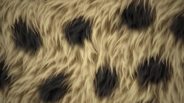 Luxury Realistic Leopard Fur Texture 4K Seamless Loop, Cheetah Animal Hair