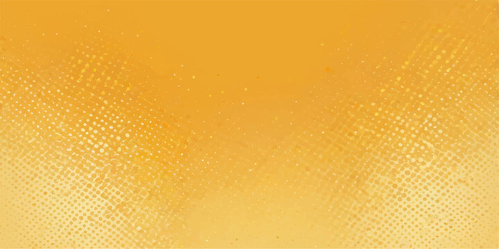 Abstract orange and golden background featuring a macro pattern of liquid bubbles and water drops on a yellow glass texture for a luxury champagne or beer drink design