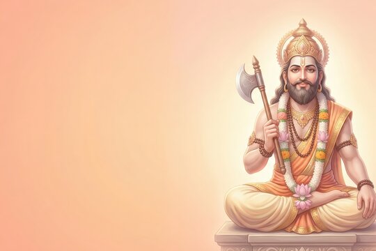 Parashurama Soft Pastel Spiritual Banner Calm Background