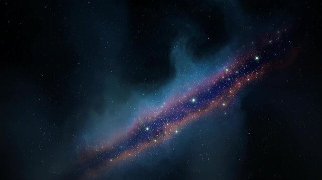 Colorful Liquid Particles Flowing and Interacting in a Dynamic Simulation