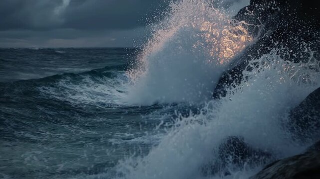 Abstract Colorful Smoke Forms a Smooth Transition
