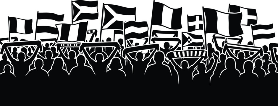 Thrilling global soccer championship fans celebrate with flags a dynamic stadium spectacle