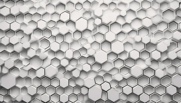 seamless pattern of small evenly spaced hexagons forming a continuous honeycomb like grid against a white background perfect for a modern or technological aesthetic