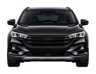 Naklejka premium PNG Sleek black modern SUV design.