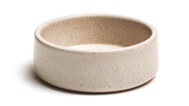 Beige Speckled Ceramic Bowl