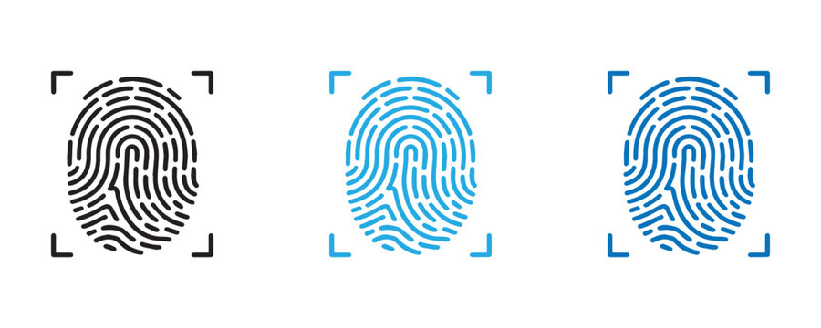 Fingerprint recognition and vector analysis biometric security and identification systems