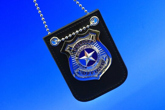 Police officers badge of authority