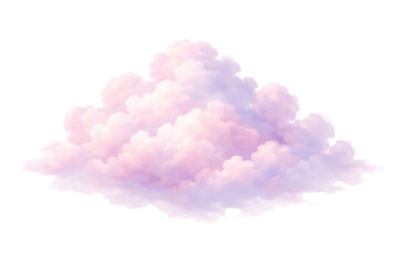 Fototapeta premium PNG Dreamy pastel cloud illustration.