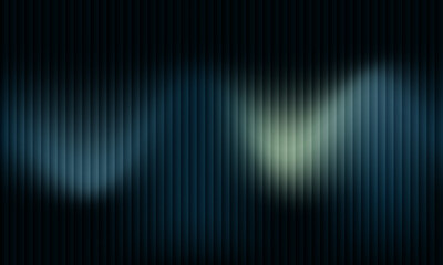 Obraz premium Abstract Dark Blue Vertical Stripes Background with Wavy Light Effect and Gradient Shadows