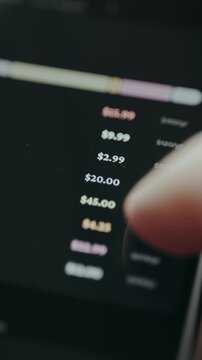 Pricing options for subscriptions, showing monthly and annual rates