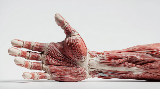 &Eacute;corch&eacute; anatomical study of human hand and forearm muscles
