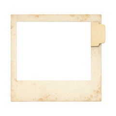 Fototapeta premium PNG Vintage paper photo frame