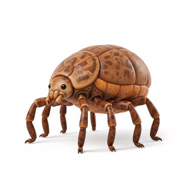 Tique r&eacute;aliste, parasite animal en macro illustration
