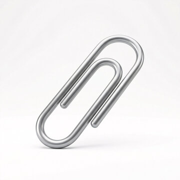 Trombone m&eacute;tallique simple pour organisation de documents