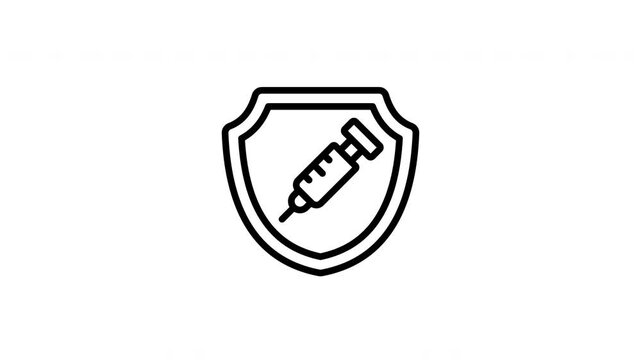 vaccination animation icon