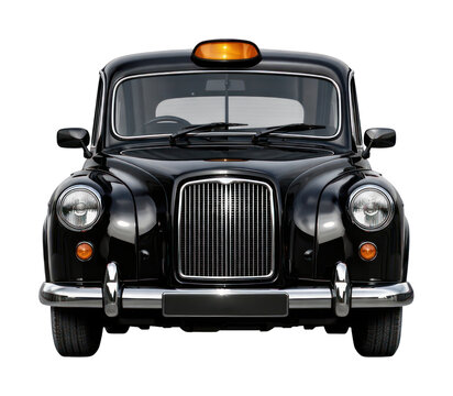PNG Classic black London taxi