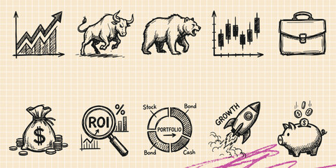 Fototapeta premium Corporate performance and business uptrend diagram illustrating future plan sales growth stock market trade and commercial success
