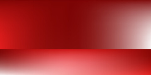 Obraz premium Abstract empty bright red studio background product display with copy space for displaying content simple abstract