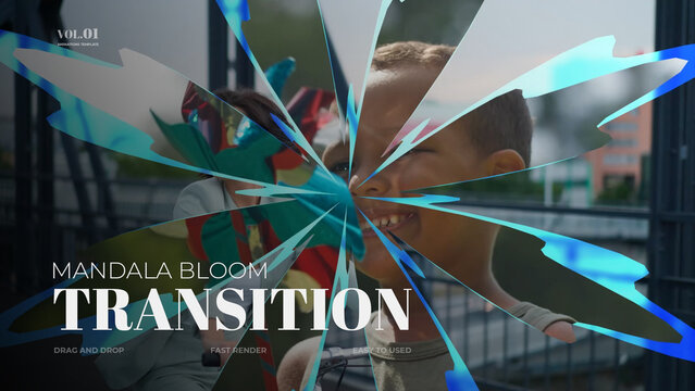 Mandala Bloom Transition / Horizontal / Part 01