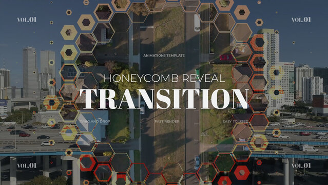 Honeycomb Reveal Transition / Horizontal / Part 01
