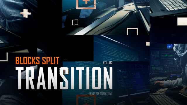 Blocks Split Transition / Horizontal / Part 02