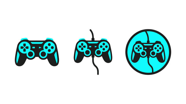 Video Game Controllers - Icons and Graphics
