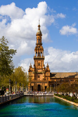 Naklejka premium plaza de españa sevilla