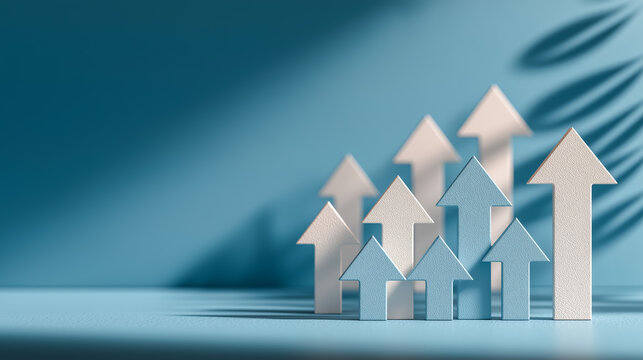 キャリアアップと自己研鑽を表現するスタイリッシュなビジネス画像