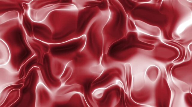 Close Up Red Blood Cells Under Microscope.