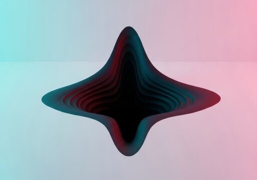 Deep organic shadows pulse with a rhythmic gradient shift, creating a living void of fluid darkness that ebbs and flows in a gentle cycle, rhythm, waving, void