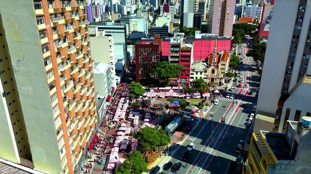 4K City Liberdade Sao Paulo Japan 