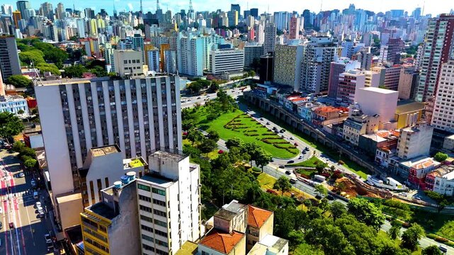 4K City Sao Paulo Build Street