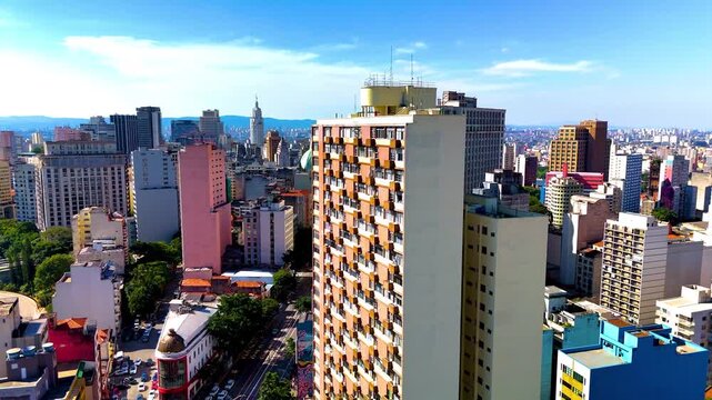 4K City Sao Paulo Build Street