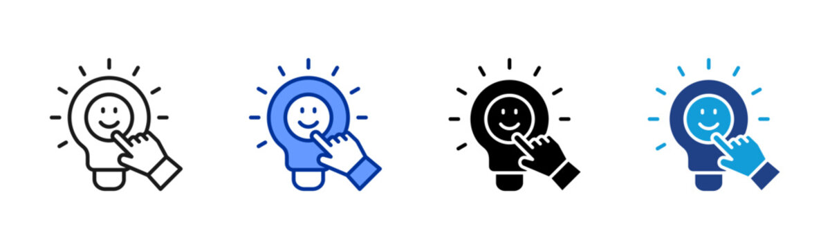 Idea Maturity icon set multiple style collection